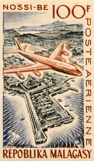 Malagasy Air Postage Stamp